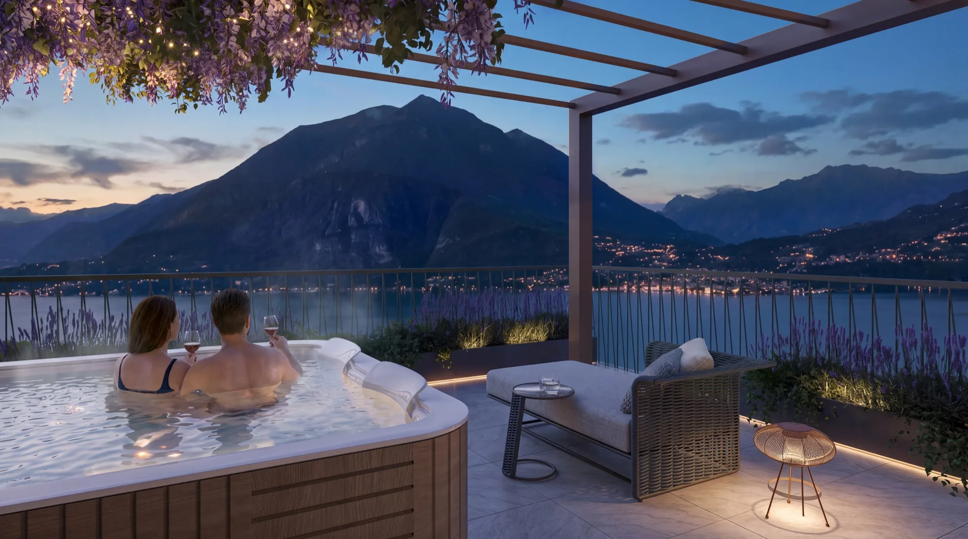 Render del progetto residenziale a Perledo, vista 7 di 7